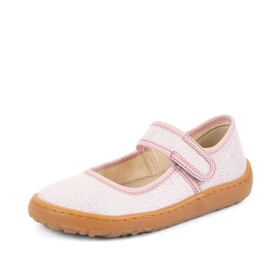 Dievčenské plátené barefoot baleríny CANVAS BALETTY PINK SHINE Froddo G1700437 - 35