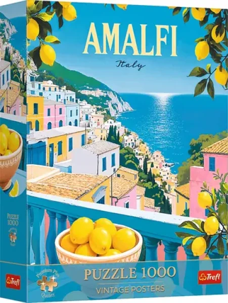 Trefl Puzzle Premium PLUS Vintage Posters: Amalfi, Taliansko