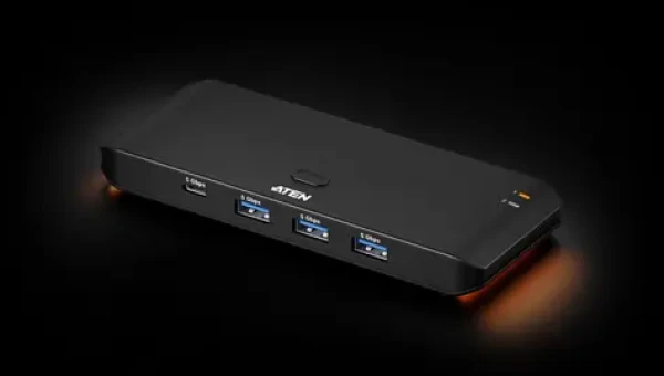 Aten 2 x 4- Port USB 3.2 Gen 1 čierna / USB hub / 8 portov / USB-A + USB-C (US5324-AT)