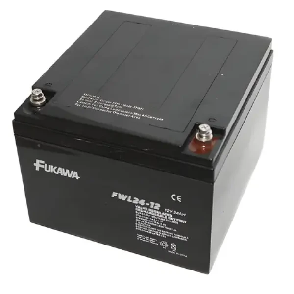 Fukawa FWL24-12 / Olovený akumulátor / AGM / 12V / 24Ah / M5 / životnosť 10 rokov (11233)
