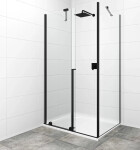 Sprchovací kút obdĺžnik 140x90 cm SAT Walk-In Xmotion SATBWIXM140STE90C