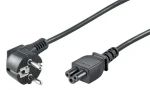 MicroConnect Sieťový napájací kábel Schuko 90° uhol - C5 10m čierna (PE0108100)