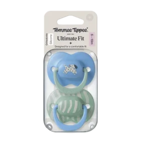 Tommee Tippee Ultimate Fit DECO silikónový cumlík 6-18 m BOY 2ks - viac farebných variant (433651-T)