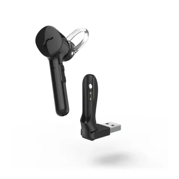 HAMA MyVoice 1300 čierna / Bluetooth headset mono / pre 2 zariadenia / Siri / Google Assist. / nabíjacia stanica (184149)