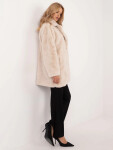 Dámsky kabát TW CZ BI G230119.32 Light beige - FPrice one size světle béžová