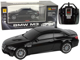 Mamido R/C auto BMW M3 s diaľkovým ovládaním a svetlami 1:28 čierne