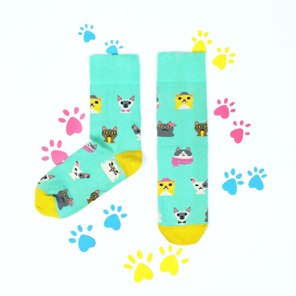 Banana Socks Ponožky Classic Cat Lover