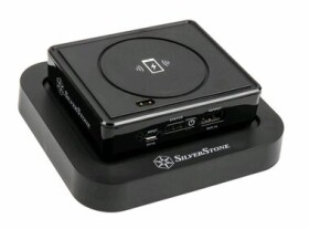 SilverStone QIB052-D power banka s Qi nabíjaním a dokovacou stanicou čierna (SST-QIB052-D)