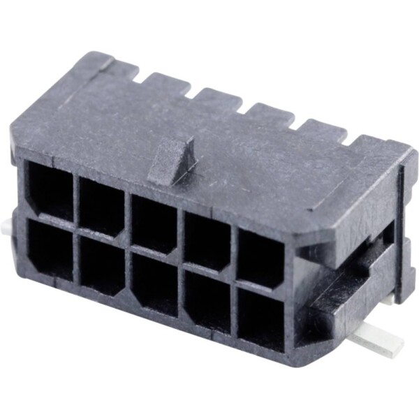 Molex vstavaná pinová lišta (štandardná) Počet pólov 10 Raster (rozteč): 3 mm 430451010 1 ks Tape on Full reel; 430451010