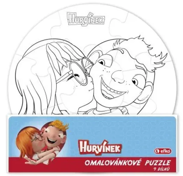 EFKO Puzzle Namaľuj si sám: Hurvínek - kruh