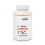Zinok, tablety na cmúľanie - GymBeam (malina, 60 tab.) (110194-1-60tab-raspberry)