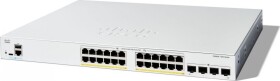 Cisco Cisco Catalyst 1300-24FP-4G - Switch - L3 - managed - 24 x 10/100/1000 (PoE+) + 4 x Gigabit SFP - an Rack montierbar - PoE+ (370 W)