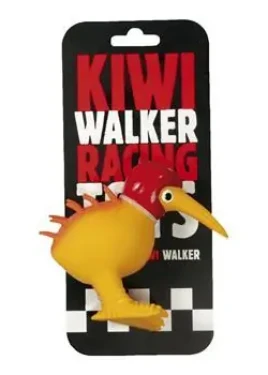 KIWI WALKER Latexová hračka pískacia Racer červená helma / Hračka pre psov / Veľkosť 10,5 cm (LTX-017)