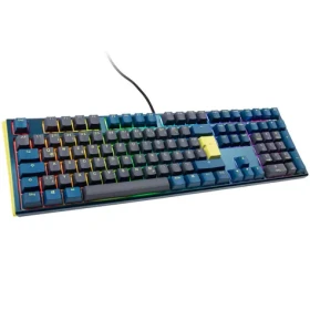 Ducky One 3 Daybreak Cherry MX-Clear modrá / herná klávesnica / podsvietená / mechanická / drôtová USB-C / DE (DKON2108ST-WDEPDDBBHHC1)