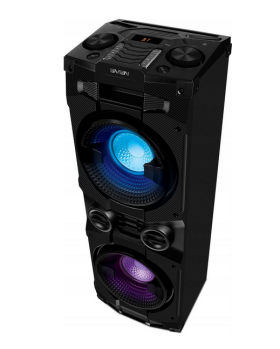 SVEN PS-1500 black (500W, Bluetooth, FM, USB, LED)