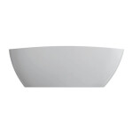 OMNIRES - BARCELONA M+ Voľne stojaca vaňa, 156 x 71 cm, biela lesk BARCELONA156BP