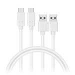 CONNECT IT Wirez USB-C (Type C) - USB 1m biela / 2 ks v balení (CCA-5006-WH)