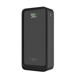 FIXED Powerbanka Zen2 20 s LCD displejom a výstupom PD 20W čierna / 30 000 mAh (FIXZEN2-30-BK)
