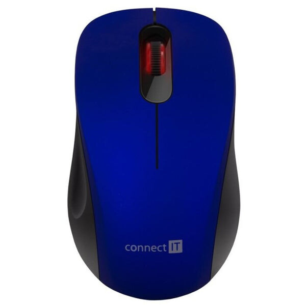 Connect IT CMO-2230-BL MUTE modrá / Bezdrôtová myš / optická / 1200 DPI / 3 tlačidlá / 2.4 GHz (CMO-2230-BL)