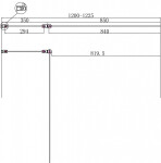 H K - Vaňová zástena PURE V2 120x140 - dvojdielna s pevným dielom, číre sklo PUREV2120