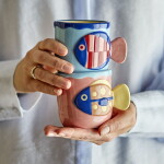 Bloomingville Hrnček Willy Multi 200 ml Ružový