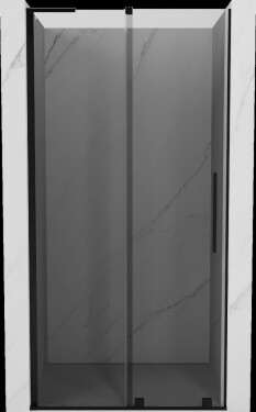 MEXEN/S - Velar L posuvné sprchové dvere 110, grafit, čierna 871-110-003-41-70