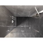 MEXEN/S - Lunar-F sprchovací kút skladacie dvere ľavá 90 x 80, transparent, biela 836-090-080-20-00-L