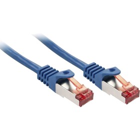 LINDY 47352 RJ45 sieťové káble, prepojovacie káble CAT 6 S/FTP 1.00 m modrá tienený 1 ks; 47352