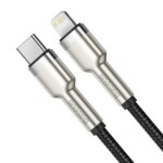 Baseus CATLJK-01 Kábel USB-C (M) - Lightning (M) 0.25 m čierna / 20W (CATLJK-01)