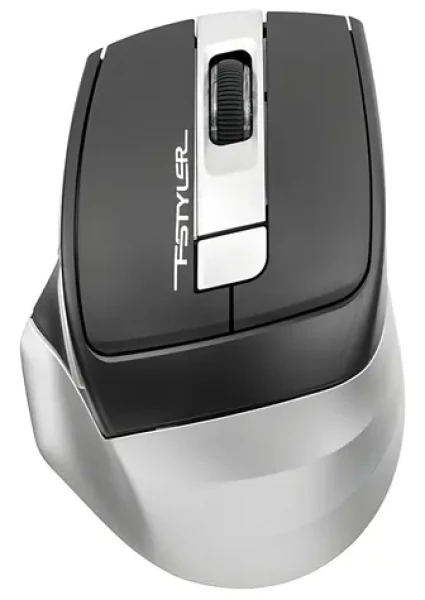 A4Tech FSTYLER FB35 sivá / Bezdrôtová optická myš / 2000 DPI / Bluetooth + 2.4 GHz / 6tl. + koliesko (A4TMYS46717)