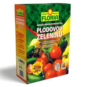 AGRO FLORIA Organominerálne hnojivo pre plodovú zeleninu 2,5 kg