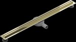 MEXEN - Flat 360 Slim podlahový žľab 80 cm otočný zlato 1541080