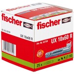 Fischer UX univerzálna hmoždinka 25 ks (62759)