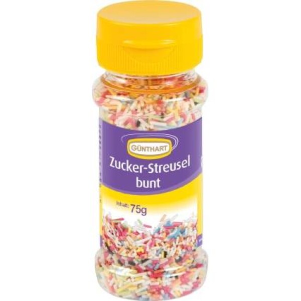 Cukrové posypanie 75 g farebné tyčinky - Gunthart - Gunthart