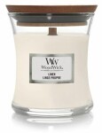 Woodwick Linen 85g - váza malá / doba horenia: až 20h (5038581056531)