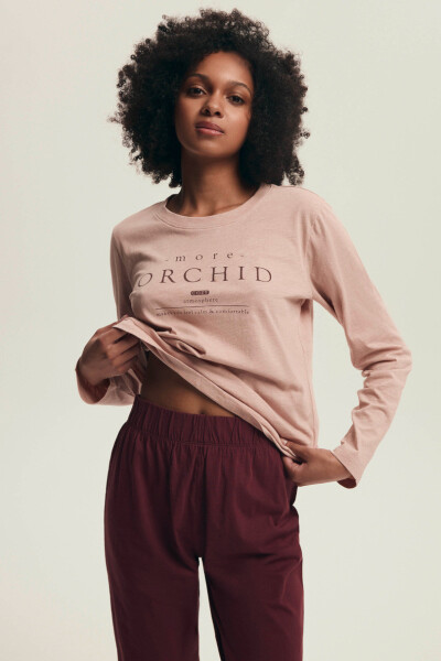 DÁMSKE PYŽAMO DORLA 43733 AW25 Béžová XL