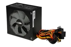 Ibox AURORA biela / Zdroj / 500 W / 14 cm ventilátor / Tower (ZIA500W14CMBOX)