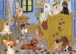 Trefl Puzzle Psie revolúcia v izbe van Gogha