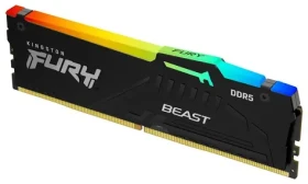 Kingston Fury Beast Black RGB 16GB (1x 16GB) DDR5 6800MHz/CL34/DIMM/XMP/1.4V (KF568C34BBA-16)