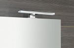 SAPHO - RIWA galérka s LED osvetlením, 50x70x17cm, biela lesk RIW050-0030