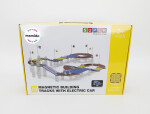 Mamido Mamido Magnetická stavebnica pretekárska dráha s elektrickým autíčkom 190 dielikov XL MT1473