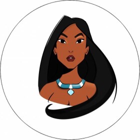 Jedlý papier princezná Pocahontas 19,5 cm - Pictu Hap - Pictu Hap