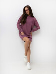 Šaty D10068C30363A, fialové XL