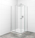 Sprchovací kút štvorec 80x80 cm SAT Project SIKOMUQ80CRT SIKOMUQ80CRT