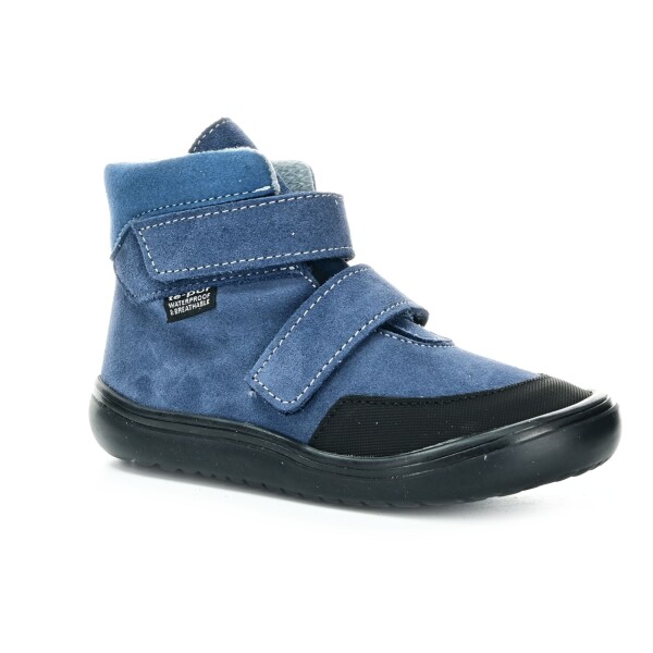 Jonap Jerry modré celoročné členkové barefoot topánky 22 EUR