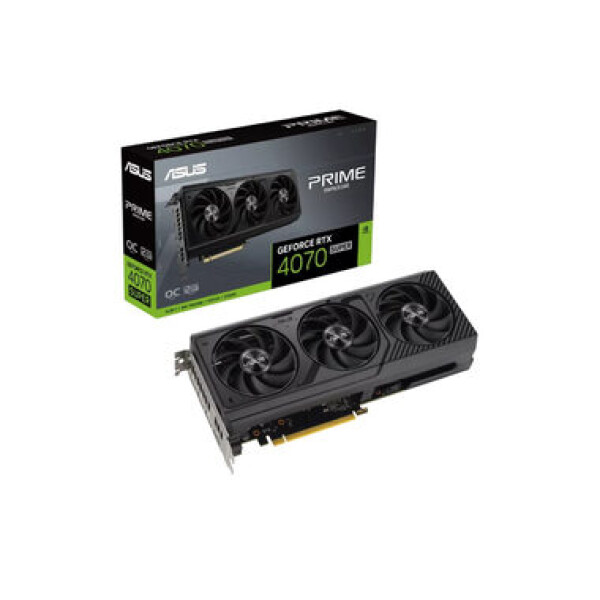 Asus GeForce RTX 4070 SUPER Prime OC 12GB / 1980-2475 MHz / 12GB GDDR6X / 192-bit / 1x HDMI + 3x DP / (16) (90YV0KC6-M0NA00)