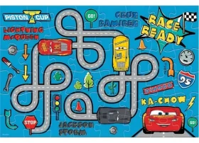 LUNA Obojstranné puzzle Autá: Bludisko