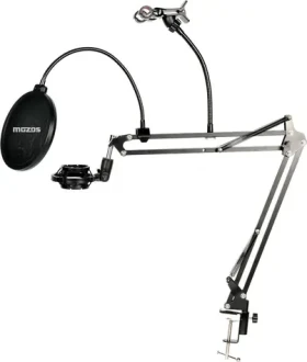 MOZOS MKIT-DESK čierna / Stojan na mikrofón / pop filter / 3/8 závit (MKIT-DESK)