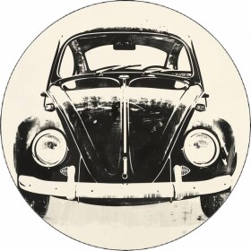 Jedlý papier Wolkswagen beatle čierny 19,5 cm - Pictu Hap - Pictu Hap