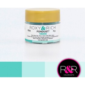 Prachová farba 4 g – tyrkysová - Roxy and Rich
